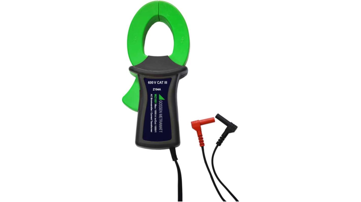 Pinza amperimétrica Gossen Metrawatt, para corriente hasta 1000A ac