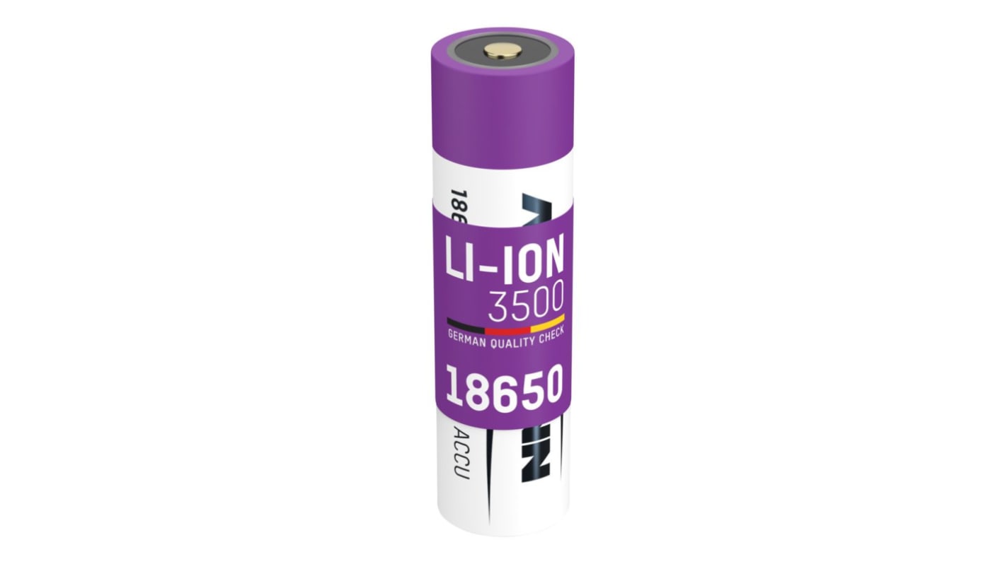 Ansmann Ansmann Li-Ion, 1307-0001-520, 3.6V, 18650, Lithium-Ion Lithium Rechargeable Battery, 3.4Ah