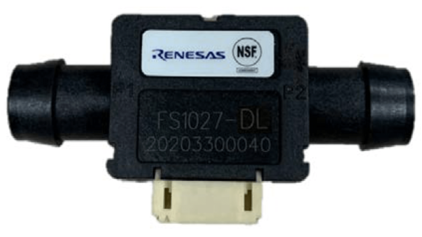 Renesas Electronics FS1027-DL Series Liquid Flow Sensor Module Flow Sensor for Liquid, 0 l/min Min, 20 L/min Max