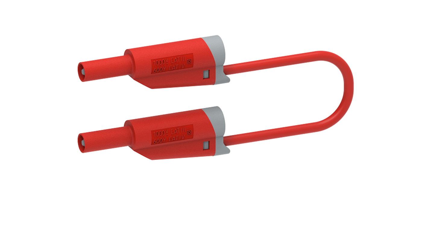 Electro PJP Test lead, 36A, 1kV, Blue, 1m Lead Length