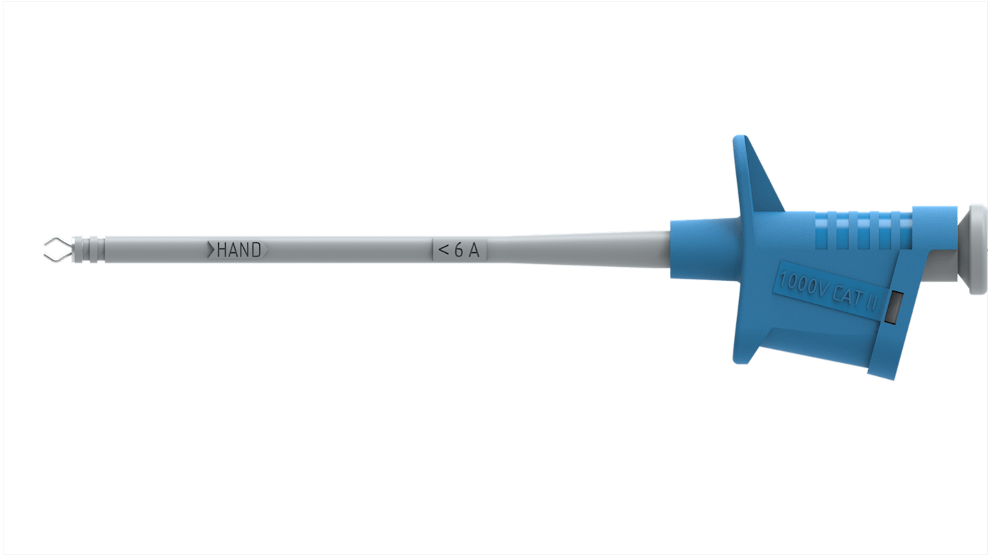 Pince grippe-fils Electro PJP, 6A, sonde de 4mm, Bleu