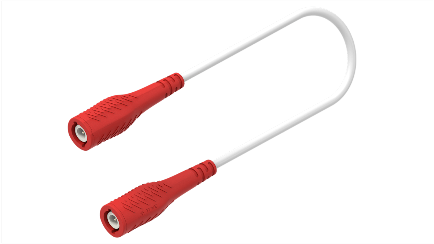 Electro PJP Test lead, 3A, 300 → 1000V, Red, 1m Lead Length