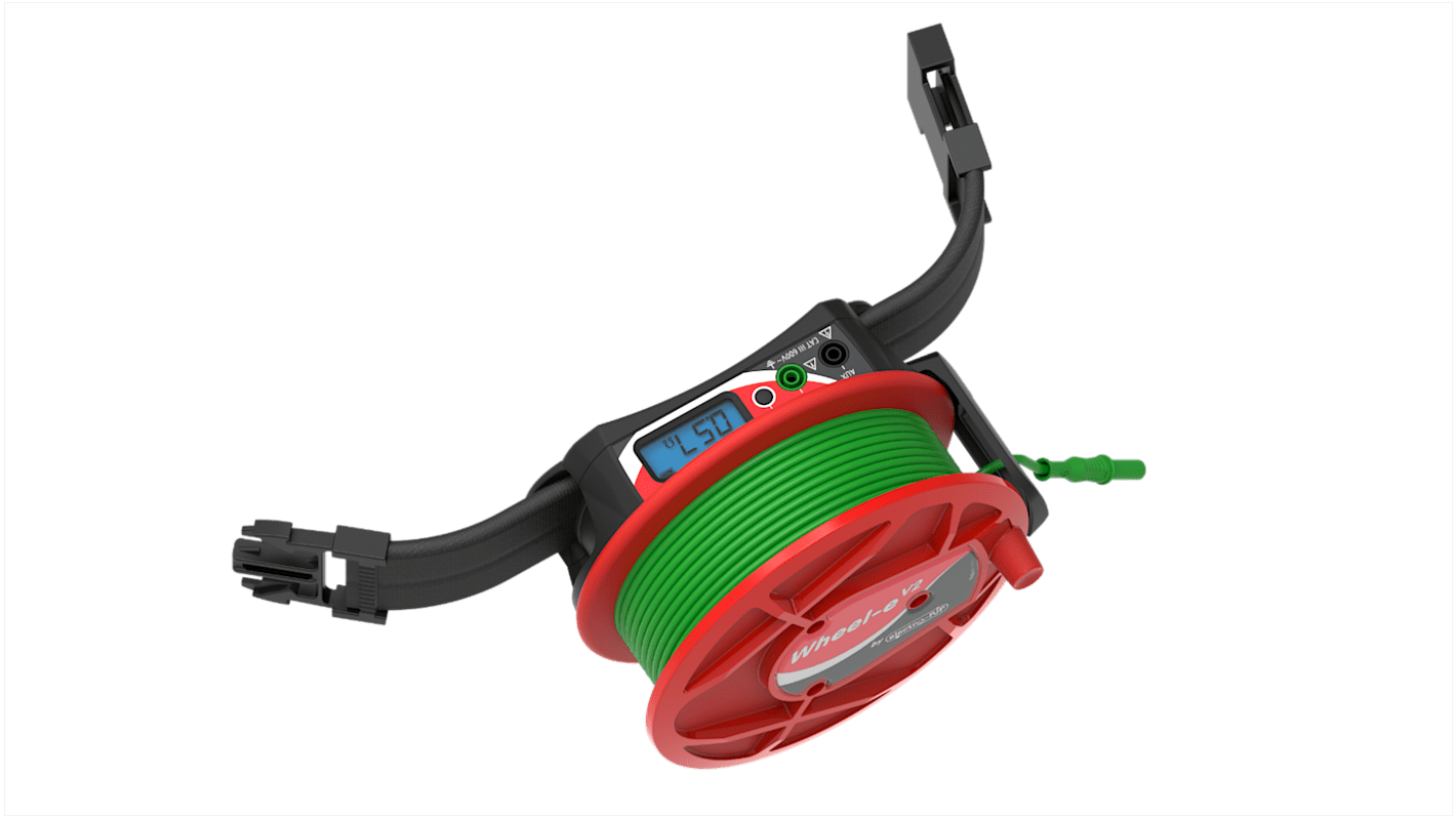 Avvolgicavo con messa a terra per tester resistività massa e terra Electro PJP per PerchTele e X-TRIO-2B085 e