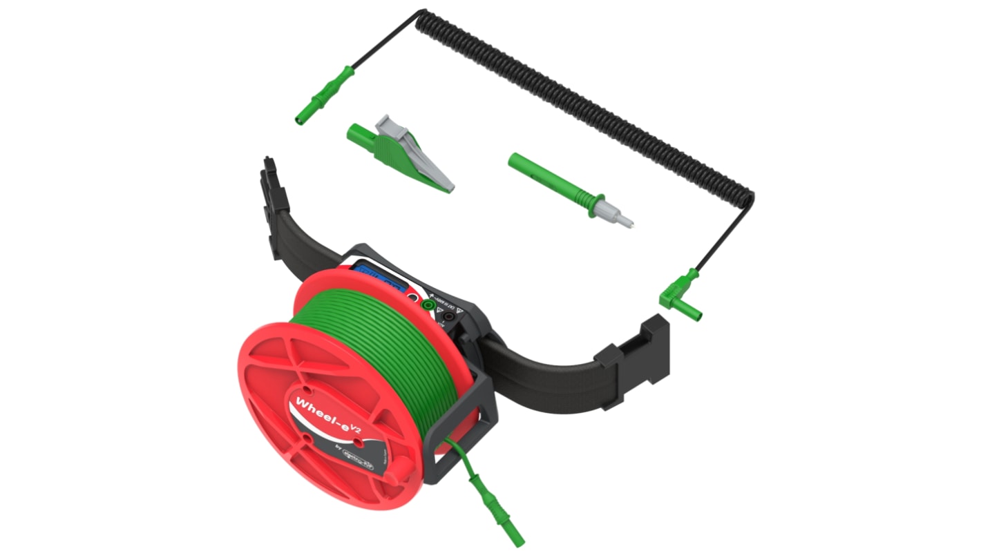 Avvolgicavo con messa a terra per tester resistività massa e terra Electro PJP per PerchTele e X-TRIO-2B085 e