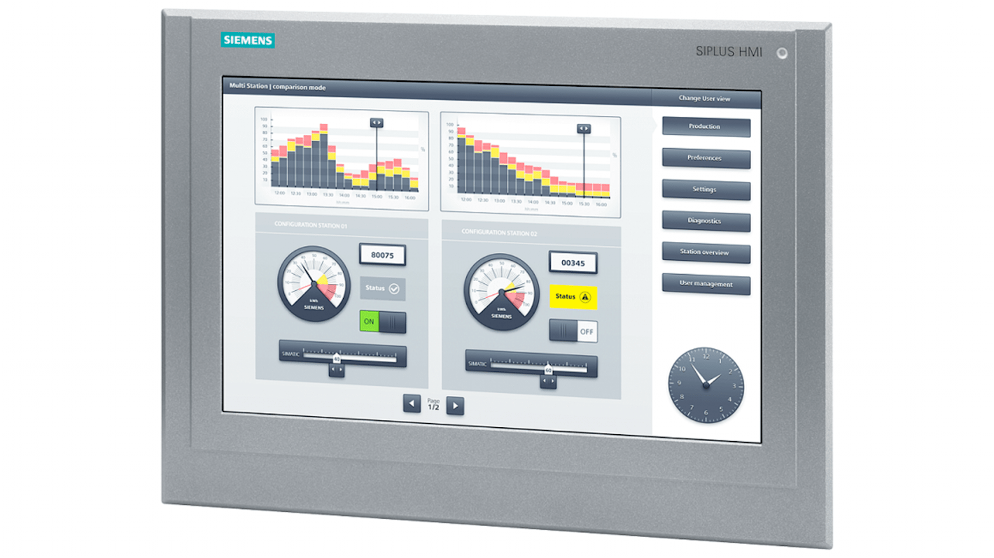 Siemens HMI面板, 15.4 in, TFT, 塞浦路斯系列