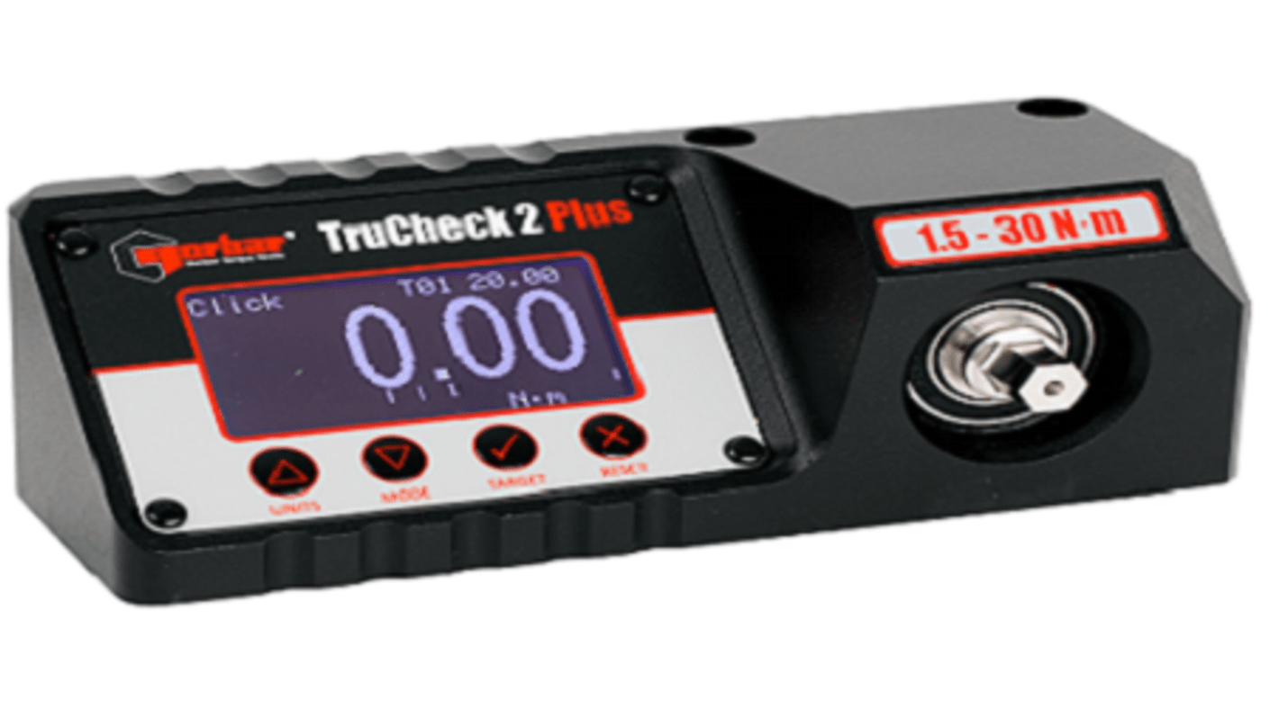 Norbar Torque Tools Digital Torque Tester, 1.50 → 30.00Nm, 10mm Drive, ±1 % Accuracy, 0.01Nm Increment