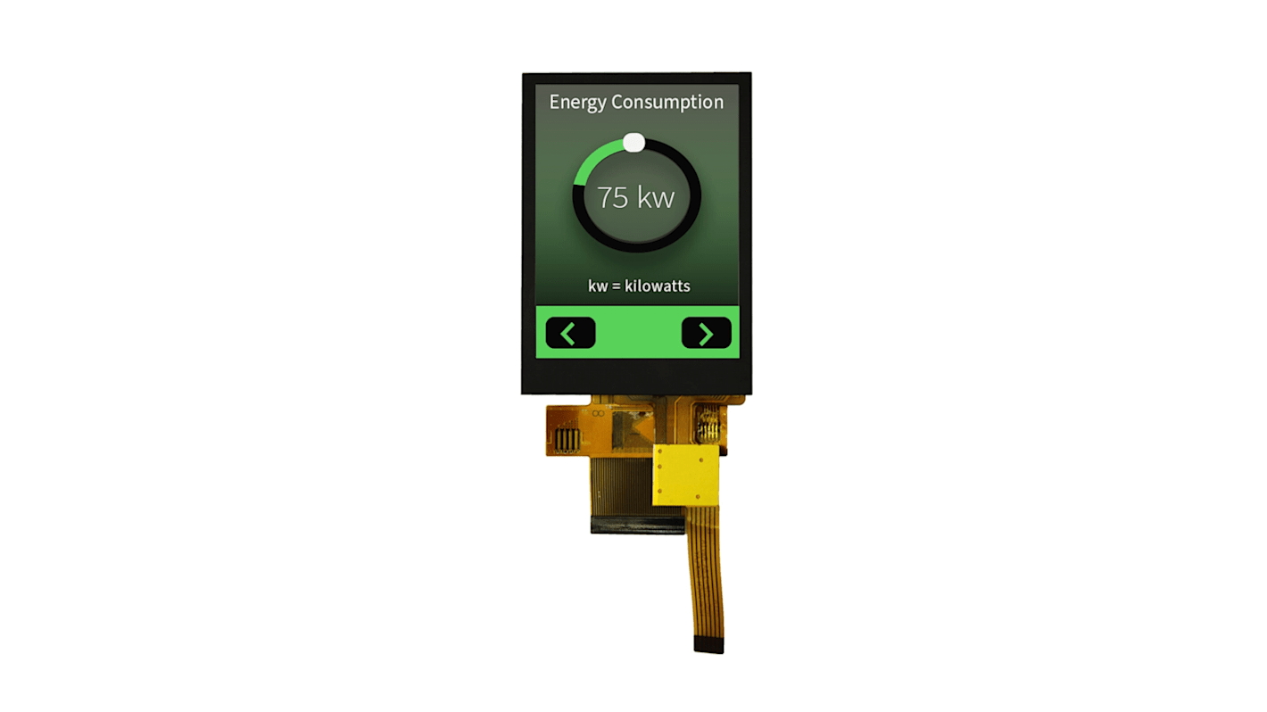 NEWHAVEN DISPLAY INTERNATIONAL NHD-2.8-240320AF-CSXP-F IPS TFT LCD Colour Display, 2.8in, 240 x 320pixels