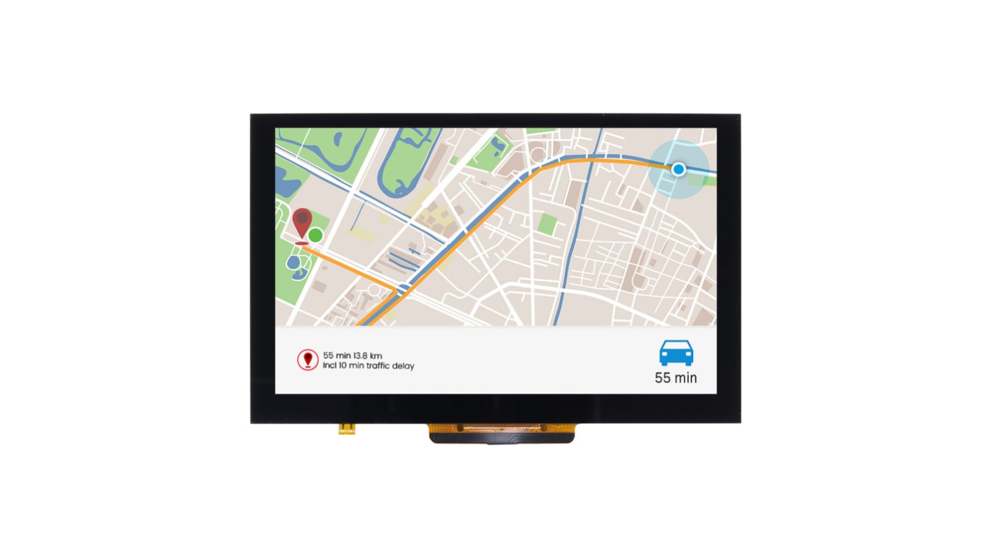 NEWHAVEN DISPLAY INTERNATIONAL NHD-5.0-800480TF-ATXL#-CTP TFT LCD Colour Display / Touch Screen, 5in, 800x480pixels