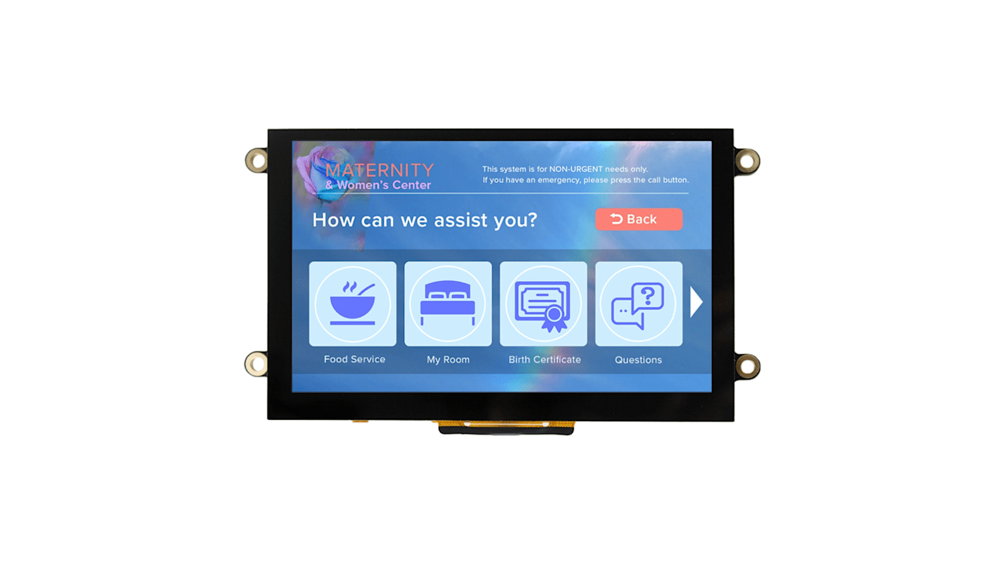 NEWHAVEN DISPLAY INTERNATIONAL NHD-5.0-HDMI-N-RTXL-CTU TFT LCD Colour Display / Touch Screen, 5in, 800 x 480pixels
