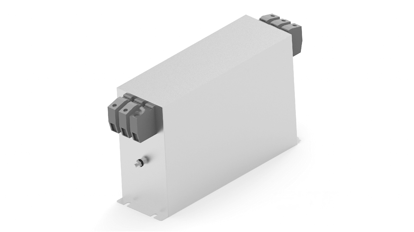 TE Connectivity, AHV 16A 760 V 50/60Hz, Chassis Mount EMI Filter, Terminal Block 3 Phase