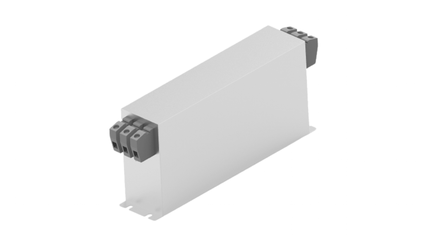 TE Connectivity, AHV 10A 760 V 50/60Hz, Chassis Mount EMI Filter, Terminal Block 3 Phase