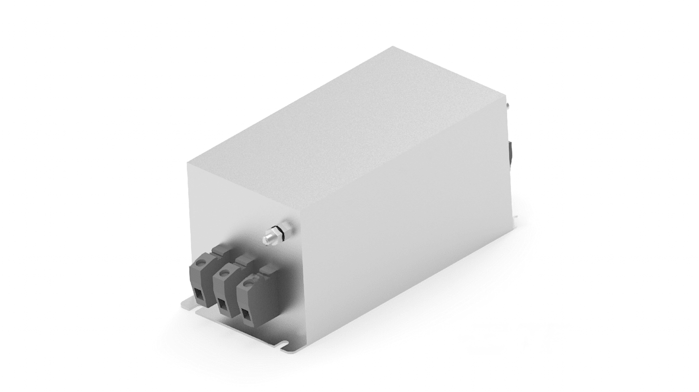 TE Connectivity, AHV 50A 760 V 50/60Hz, Chassis Mount EMI Filter, Terminal Block 3 Phase