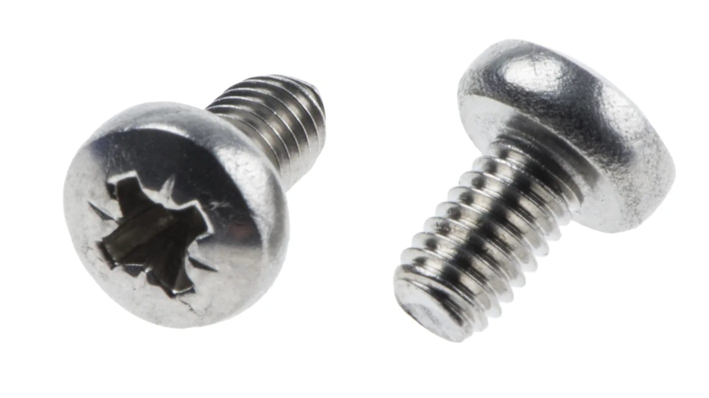 Śruba maszynowa M3 łeb z łbem walcowym soczewkowym Stal nierdzewna długość 5.0mm skok 0.50mm