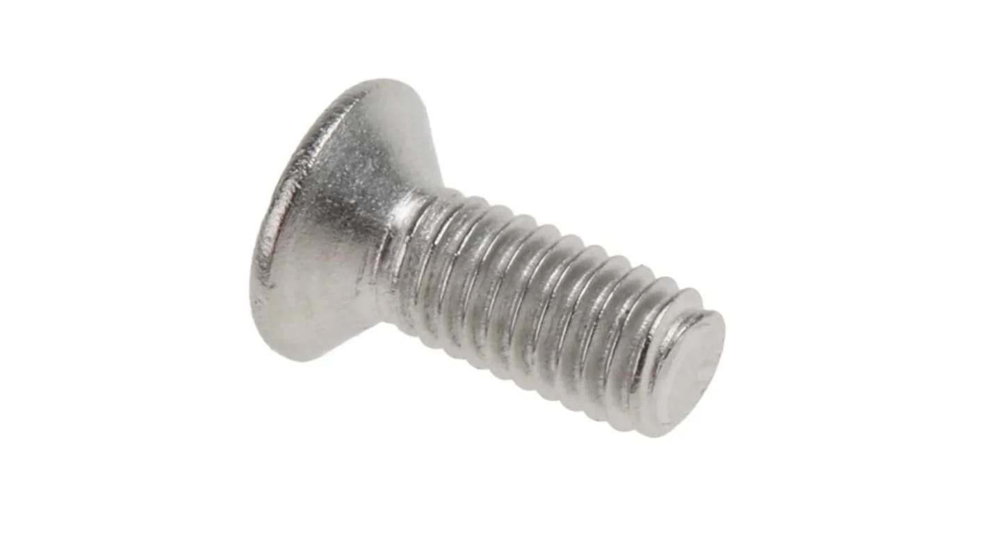 RS PRO Pozi Countersunk A4 316 Stainless Steel Machine Screw DIN 965 x 8.0mm