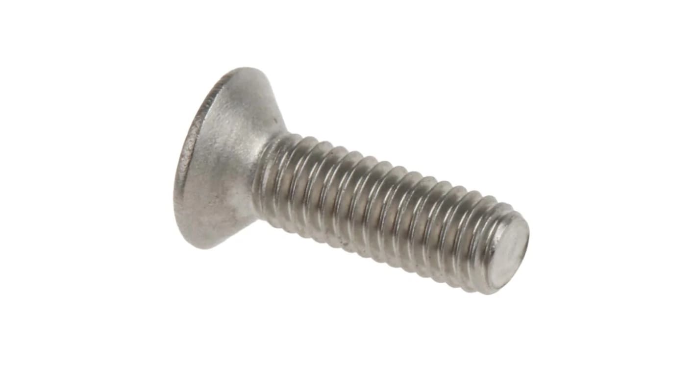Śruba maszynowa M3 łeb z łbem stożkowym Stal nierdzewna długość 10.0mm skok 0.50mm