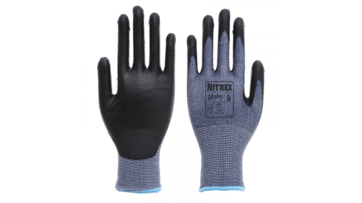 Unigloves 241PF Glass Fibre, HPPE, Nylon, Spandex Abrasion Resistant, Extra Grip Work Gloves, Size 9