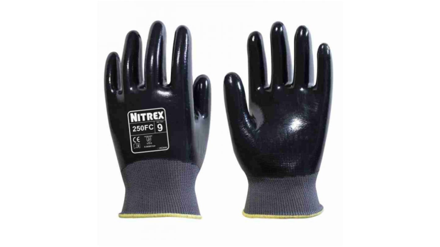 Unigloves 250FC Polyester Abrasion Resistant, Dry Environment, Good Dexterity, Tear Resistant Work Gloves, Size 11,