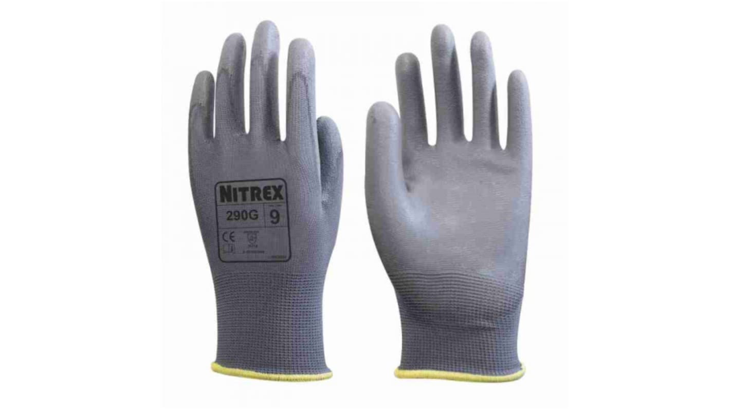 Gants de manutention Unigloves 290G, Taille 9, Résistant à l'abrasion, usage général, 10 Paires, Gris