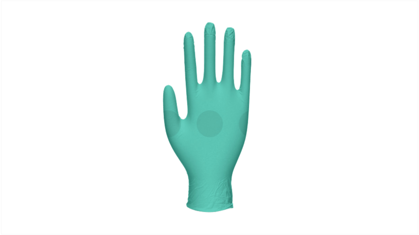 Unigloves GA008 Green Nitrile Chemical Resistant Work Gloves, Size 9