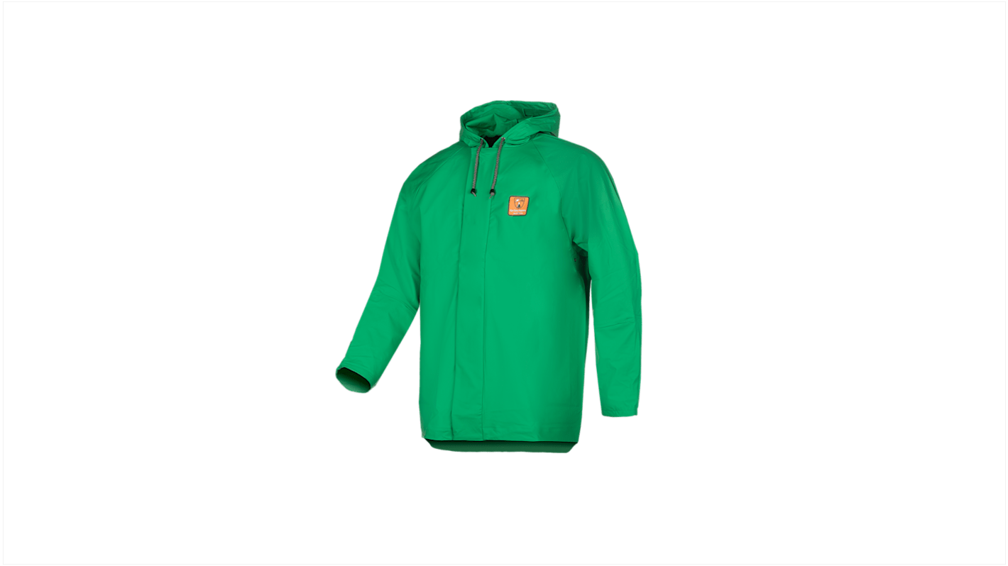Sioen Uk Banteer Green, Chemical Resistant, Lightweight, Waterproof Rain Jacket, S
