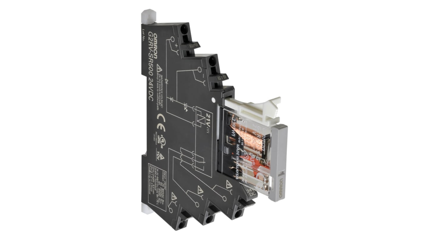 オムロン パワーリレー, 110V ac, 1c接点, 6A, プラグイン