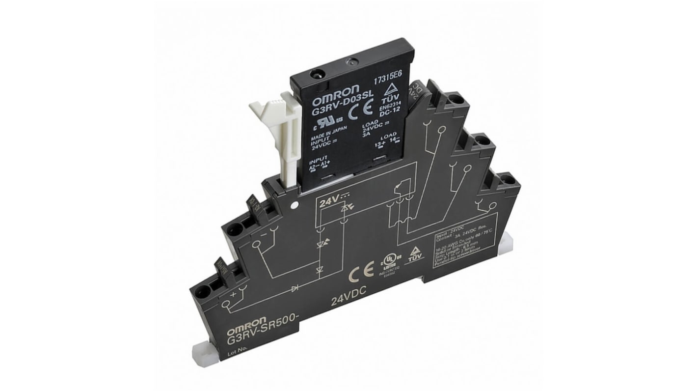 オムロン ソリッドステートリレー, 3 A, 240 V, DINレール