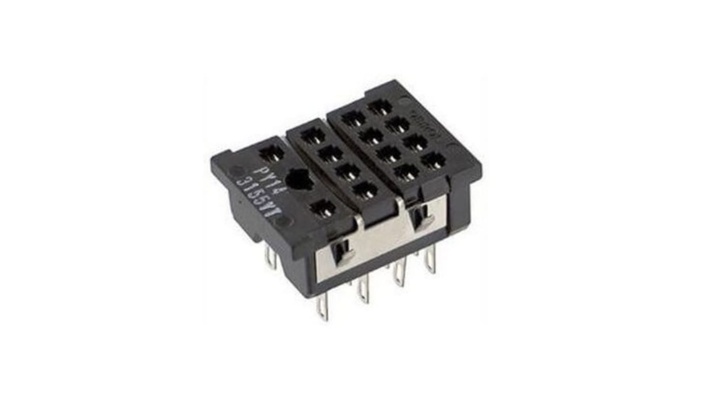 Omron PY08 8 Pin PCB Mount Relay Socket