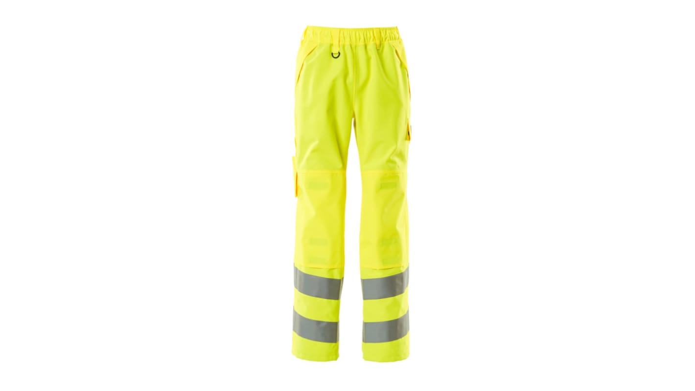 Mascot Workwear 15590-231 Yellow Breathable, Lightweight Hi Vis Work Trousers, 43in Waist Size