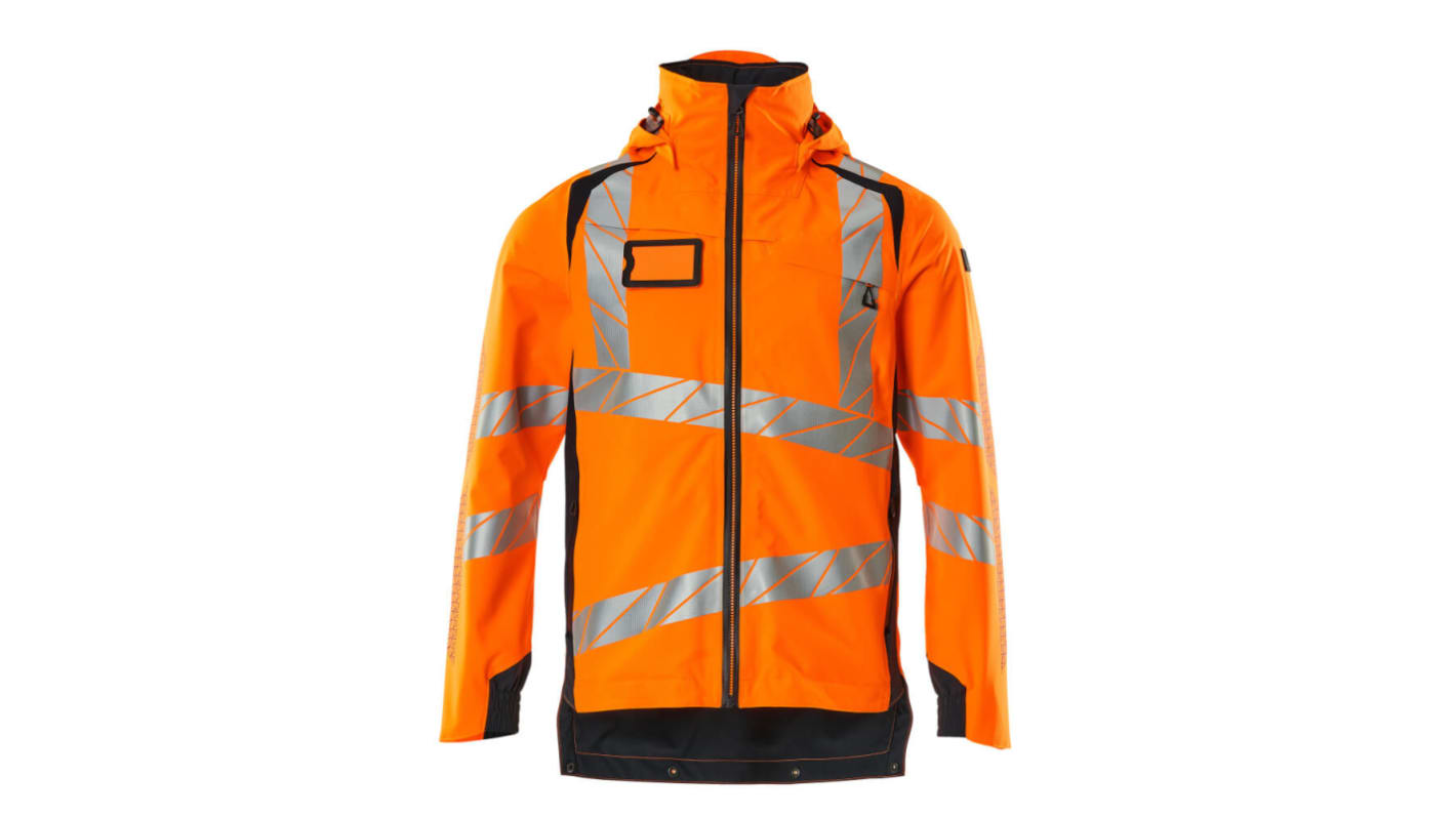 Mascot Workwear Unisex Warnschutzjacke Orange/Marine, Größe 112 cm