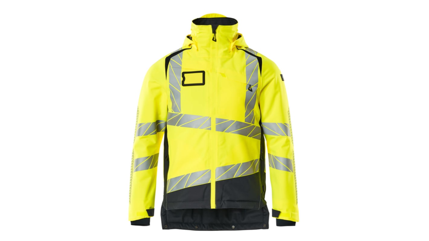 Mascot Workwear 19335-231 Yellow/Navy Unisex Hi Vis Winter Jacket, 116 cm