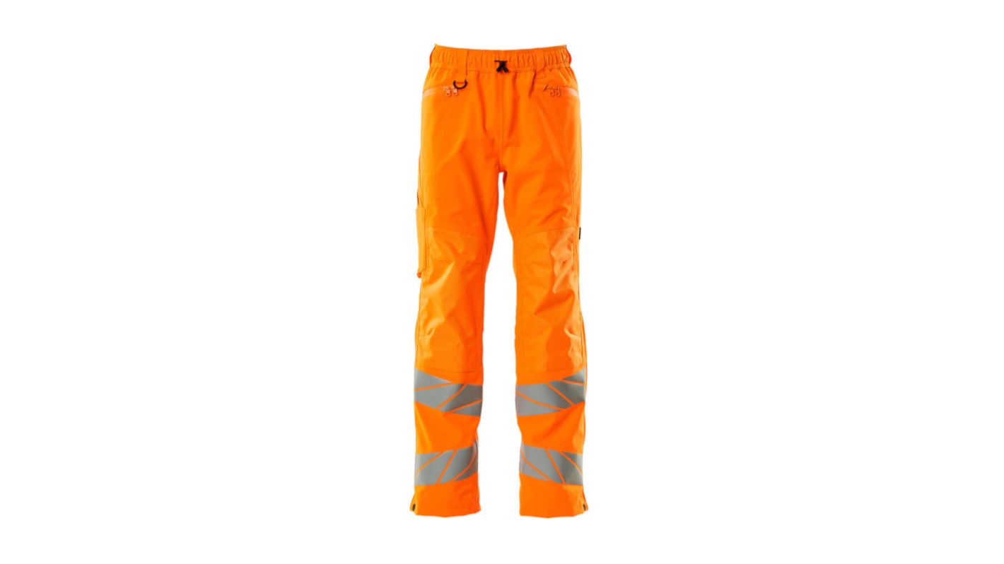 Mascot Workwear 19590-449 Orange Breathable, Waterproof Hi Vis Work Trousers 37in