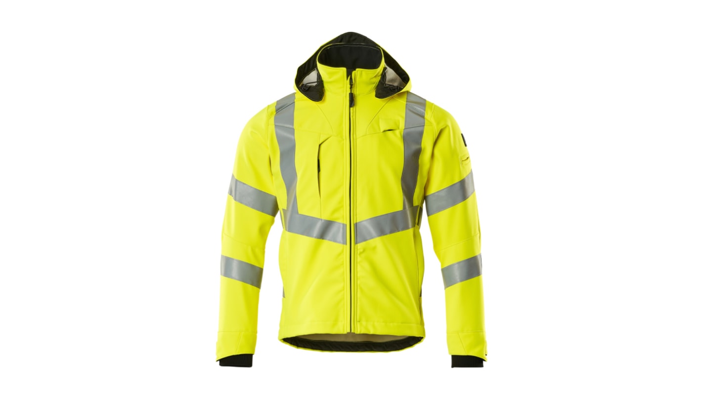 Mascot Workwear 20502-246 Yellow Unisex Hi Vis Softshell Jacket, 92 cm
