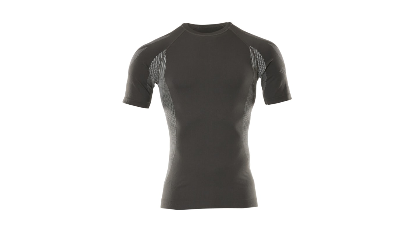 Mascot Workwear Black, Grey Polyester Base Layer, S/M