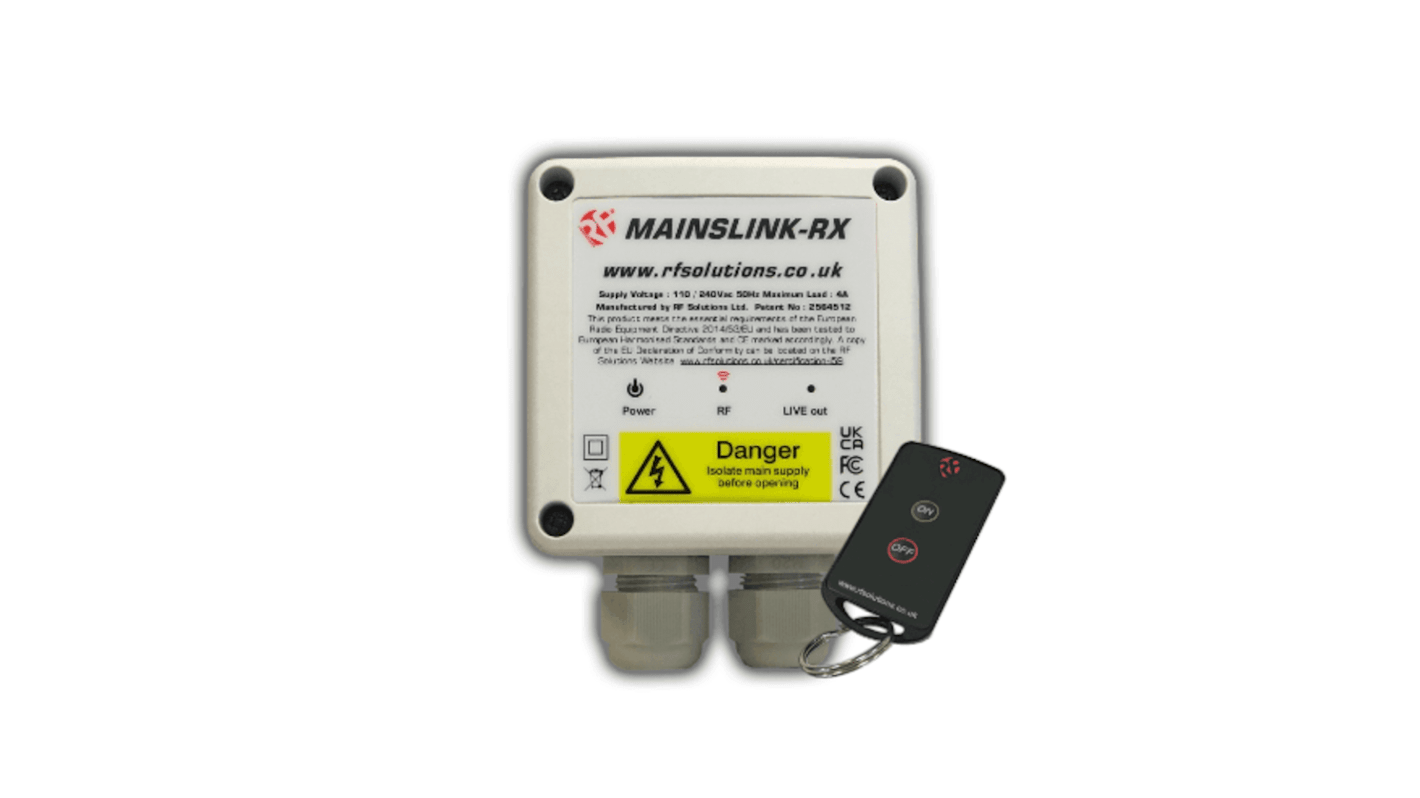 RF Solutions MAINSSWITCH-8SL1 Remote Control System,868MHz