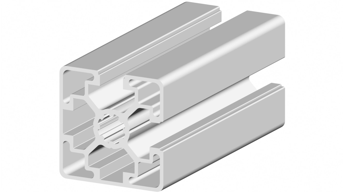 Profil 45 x 45 mm RS PRO Profil rozpórki długość 3m rozmiar rowka 10mm liczba rowków 2 Aluminium, Anodowany