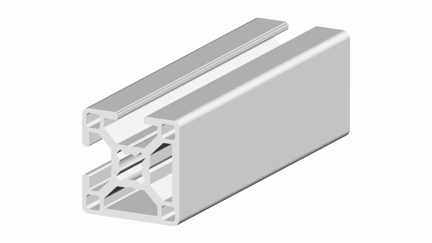 Profil 30 x 30 mm RS PRO Profil rozpórki długość 2m rozmiar rowka 8mm liczba rowków 2 Aluminium, Anodowany