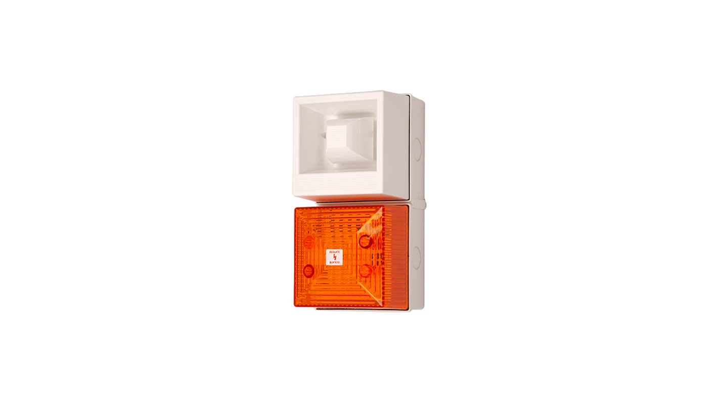 Clifford & Snell YL40 Xenon, LED Blitz-Licht Alarm-Leuchtmelder Orange, 24 V dc