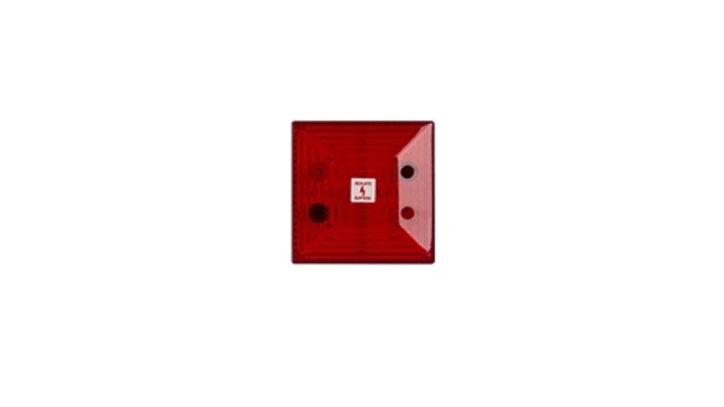 Clifford & Snell FD40 Series Red Flashing Effect LED Beacon for Use with FD40, 35 → 85 V ac/dc, LED Bulb, AC,
