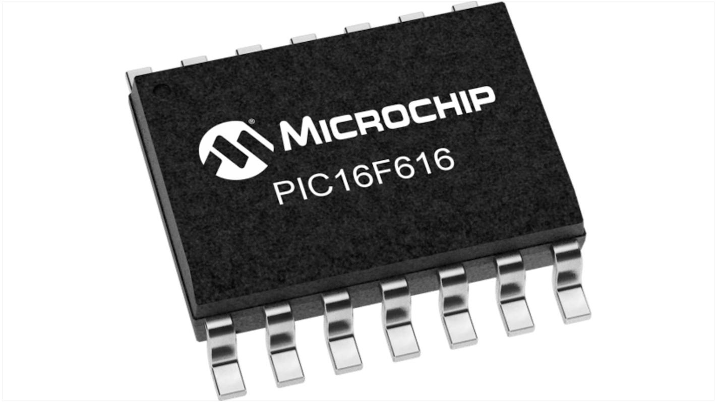 Microchip PIC Microcontroller MCU, 14 Ben SOIC