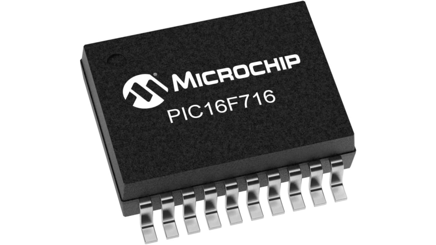 Mikrokontroler (MCU) Microchip PIC16 SSOP 20-pinowy Montaż powierzchniowy PIC