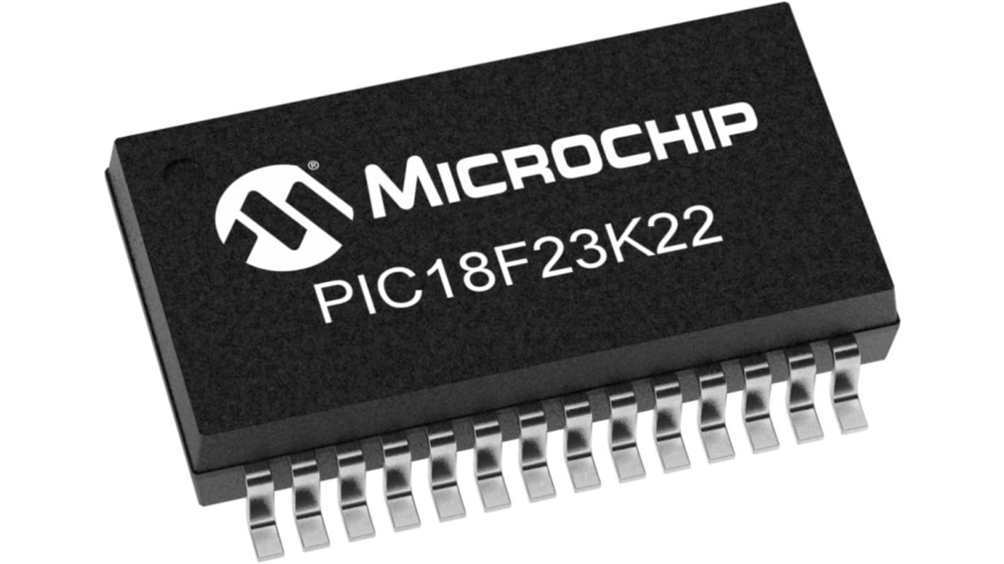 Microchip PIC18F23K22-I/SS PIC Microcontroller MCU, PIC18, 28-Pin SSOP