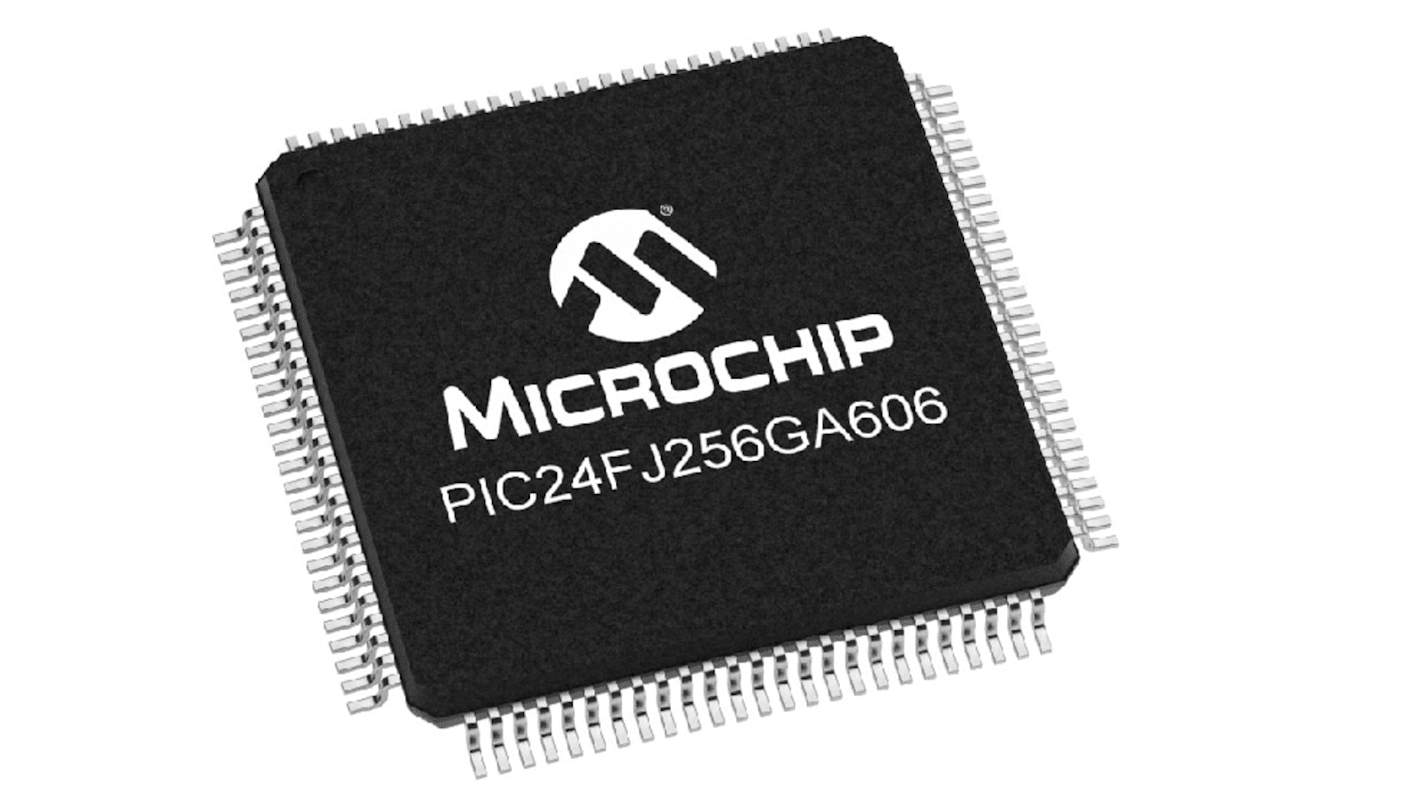 Microchip PIC24F单片机, PIC内核, 64针, TQFP
