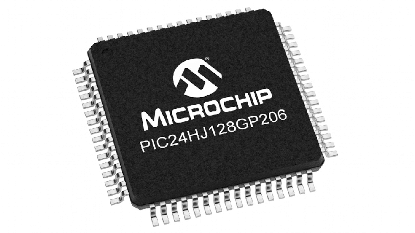 Microchip PIC24H单片机, PIC内核, 64针, TQFP