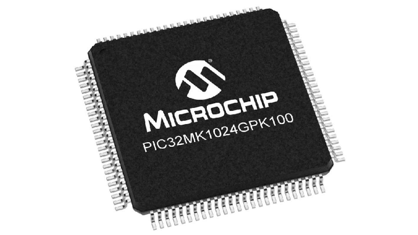 Microchip PIC32系列单片机, PIC内核, 100针, TQFP封装