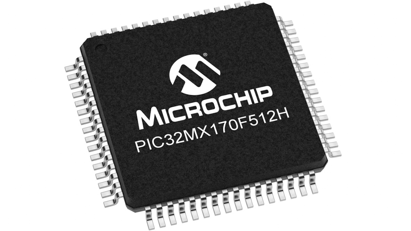 Microchip PIC32MX系列单片机, PIC内核, 64针, TQFP封装