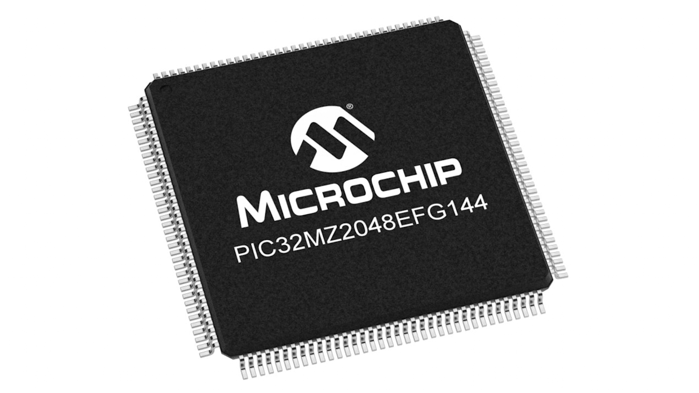 Microchip PIC32MZ系列单片机, PIC内核, 144针, LQFP封装