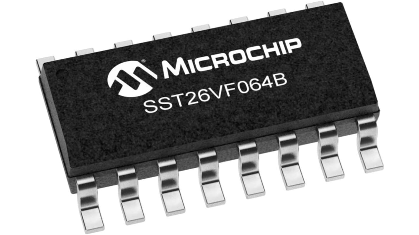 Pamięć flash 64Mbit 16-pinowy SOIC SPI, SQI