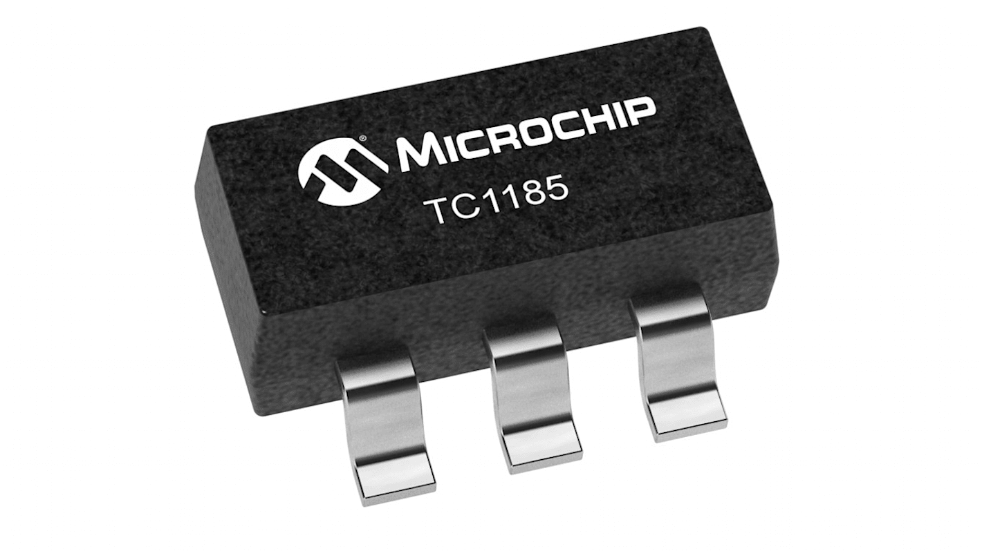 Microchip LDO稳压芯片, 2.85 V输出, 150mA最大输出, 单路输出