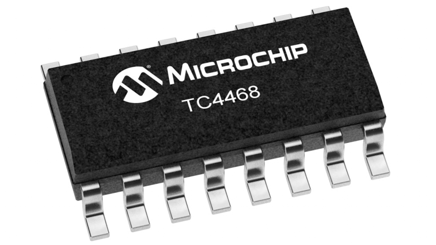 Microchip MOSFET-Gate-Ansteuerung CMOS 1,2 A 18V 16-Pin SOIC 15ns