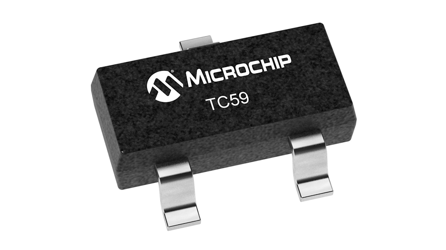 Microchip LDO稳压芯片, 3 V输出, 200mA最大输出, 单路输出